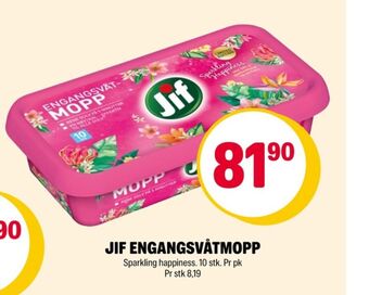 Coop Extra Jif engangsmopp tilbud