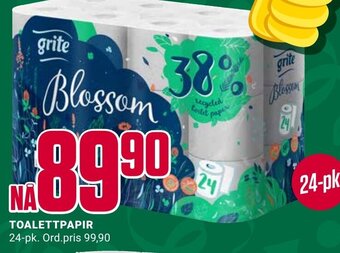 Europris Toalettpapir tilbud