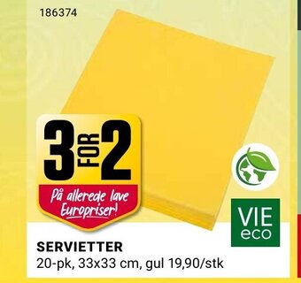 Europris Servietter tilbud