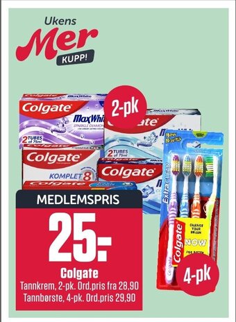 Europris Colgate tilbud