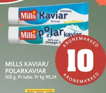 Coop Mega Mills kaviar/ polarkaviar tilbud