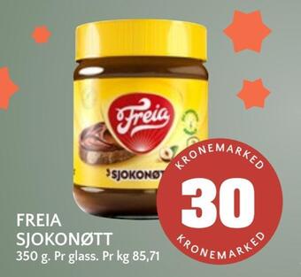Coop Mega Freia sjokonøtt tilbud