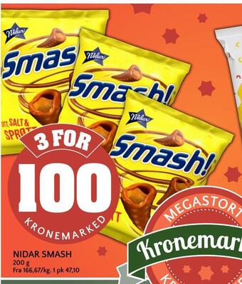 Coop Mega Nidar smash tilbud