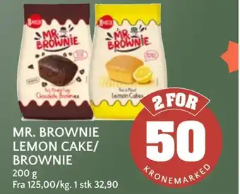 Coop Mega Mr. brownie lemon cake/ brownie tilbud