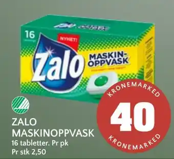 Coop Mega Zalo maskinoppvask tilbud