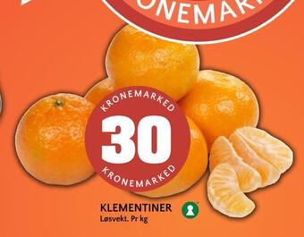 Coop Mega Klementiner tilbud