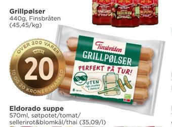 Meny Grillpølser tilbud