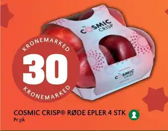 Coop Mega Cosmic crisp® røde epler 4 stk tilbud