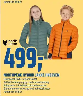 Coop Obs Northpeak hybrid jakke hverven tilbud
