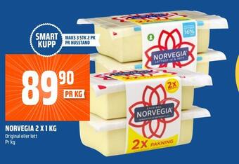 Coop Obs Norvegia 2 x 1 kg tilbud