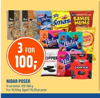 Coop Obs Nidar poser tilbud