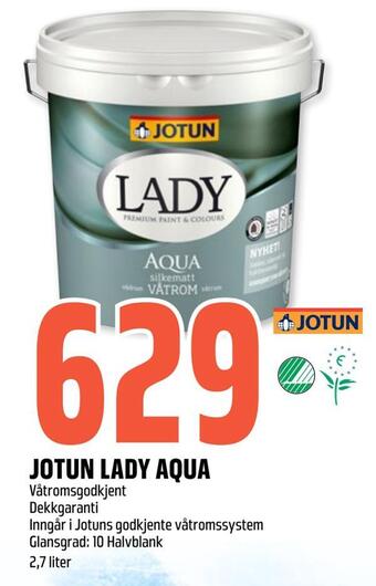 Coop Obs Jotun lady aqua tilbud
