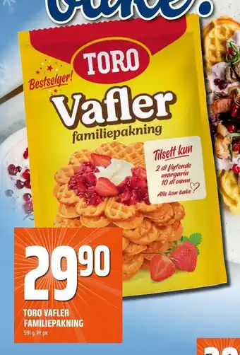 Coop Obs Toro vafler familiepakning tilbud