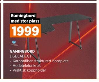 POWER Gamingbord tilbud