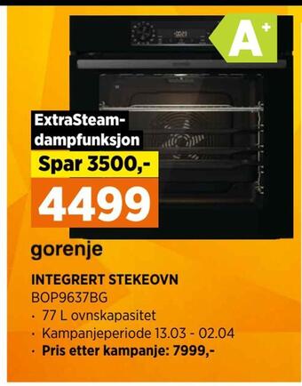 POWER Integrert stekeovn tilbud