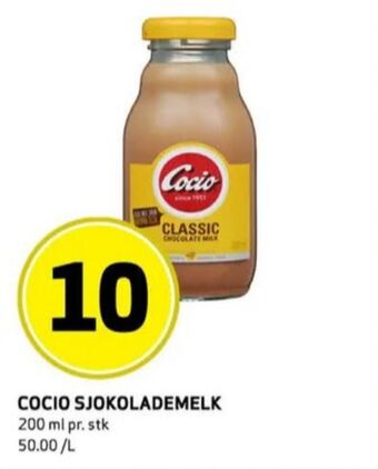 Bunnpris Cocio sjokolademelk tilbud
