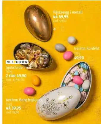Nille Ukjent påskeegg tilbud
