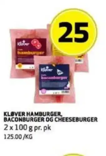 Bunnpris Kløver hamburger tilbud