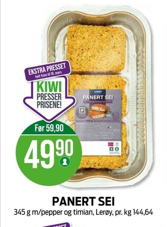 Kiwi Lerøy seifilet tilbud