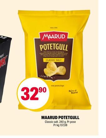 Coop Extra Maarud potetgull tilbud
