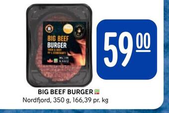 Rema 1000 Big beef burger tilbud