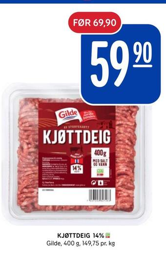 Rema 1000 Kjøttdeig 14% tilbud