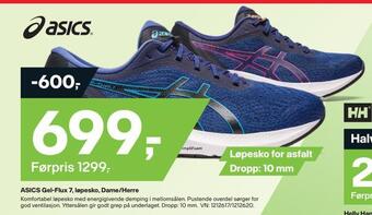 XXL Sport Asics gel-flux 7, løpesko, dame/herre tilbud
