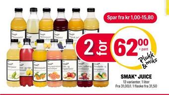 Coop Extra Smak juice tilbud