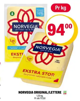 Coop Extra Norvegia original/lettere tilbud