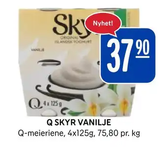 Rema 1000 Q skyr vanilje tilbud