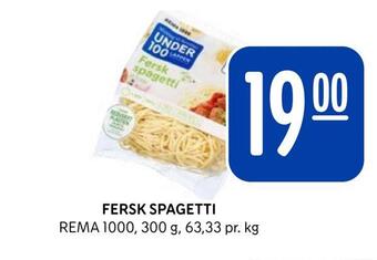 Rema 1000 Fersk spagetti tilbud