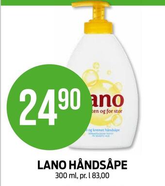 Kiwi Lano håndsåpe tilbud