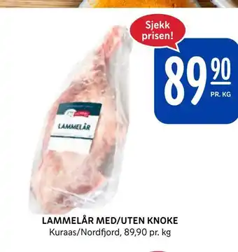 Rema 1000 Lammelår med/uten knoke tilbud