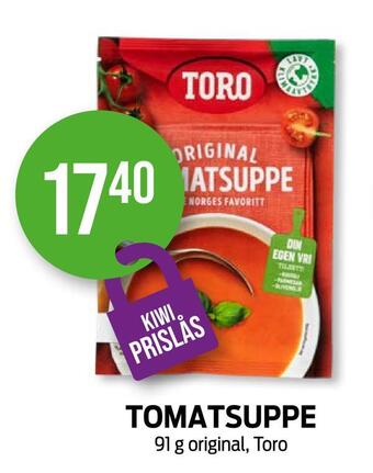 Kiwi Tomatsuppe tilbud