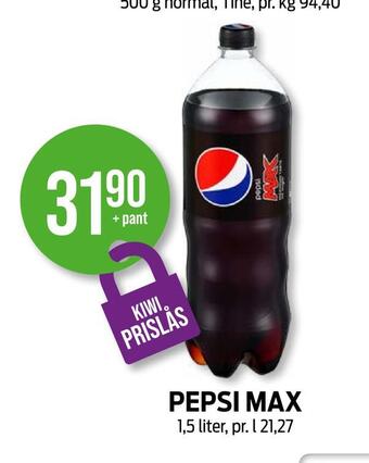 Kiwi Pepsi max tilbud