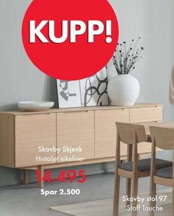 Fagmøbler Skovby skjenk tilbud