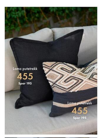 Fagmøbler Lama putetrekk tilbud