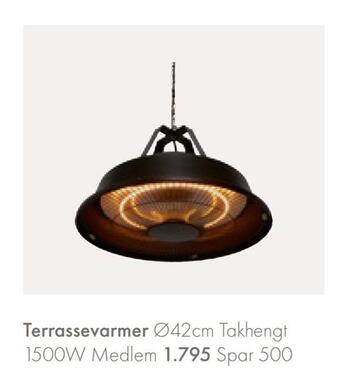 Fagmøbler Terrassevarmer tilbud