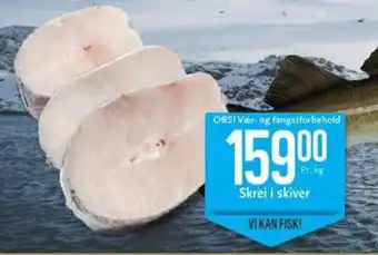 CC Mat Skrei i Skiver tilbud