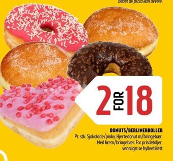 Coop Prix Donuts/Berlinerboller tilbud