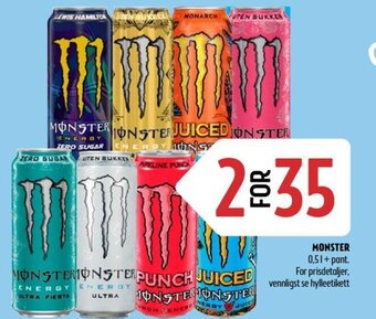 Coop Prix Monster tilbud