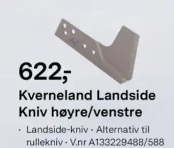 Felleskjøpet Kverneland Landslide Kniv Høyre/Venstre tilbud