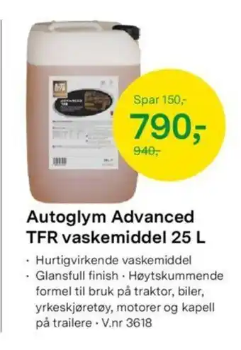 Felleskjøpet Autoglym Advanced TFR Vaskemiddel 25L tilbud
