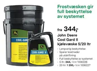 Felleskjøpet John Deere Cool Gard II Kjølevæske 5/20ltr tilbud