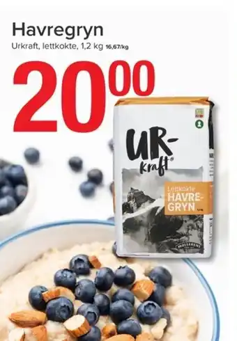 Eurospar Havregryn tilbud