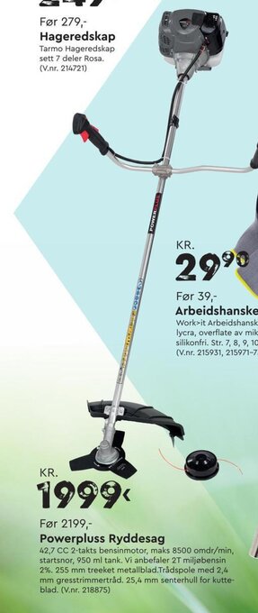 Mekk Powerpluss Ryddesag tilbud