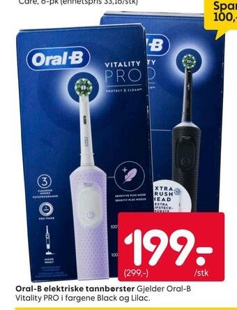 Rusta Oral-b elektriske tannbørster tilbud