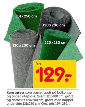 Rusta Kunstgress tilbud