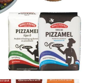 Meny Pizzamel tilbud