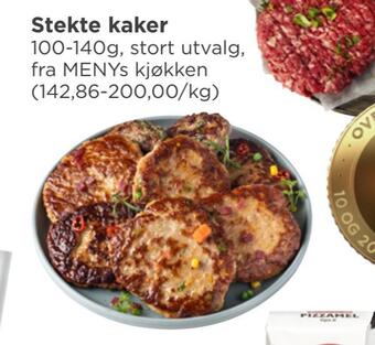 Meny Stekte kaker tilbud